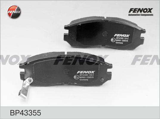 КОЛОДКИ ТОРМОЗНЫЕ ДИСКОВЫЕ FENOX BP43355