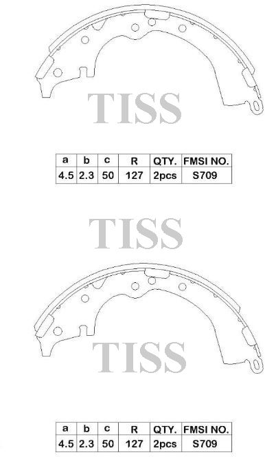 КОЛОДКИ ТОРМОЗНЫЕ БАРАБАННЫЕ PARAUT T283255