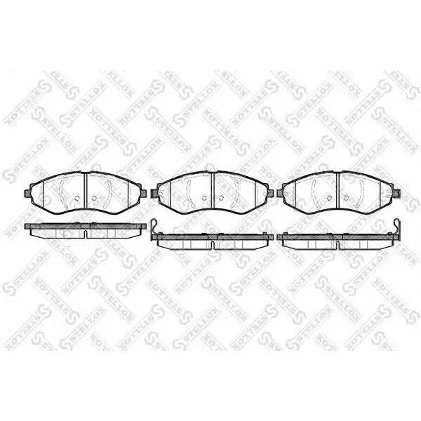 КОЛОДКИ ТОРМОЗНЫЕ ДИСКОВЫЕ STELLOX 656022SX