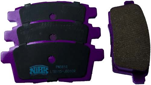 КОЛОДКИ ТОРМОЗНЫЕ ДИСКОВЫЕ NIBK PN5814
