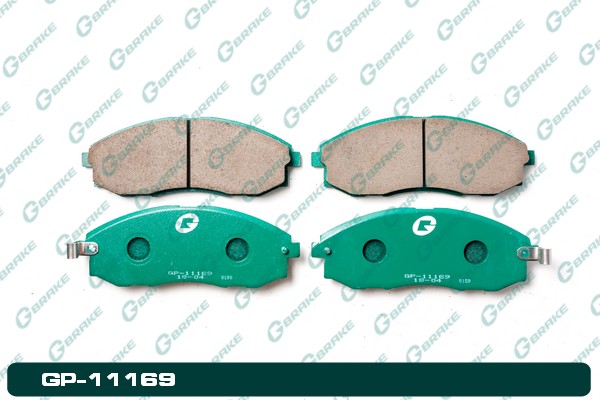 КОЛОДКИ ТОРМОЗНЫЕ ДИСКОВЫЕ G-BRAKE GP11169