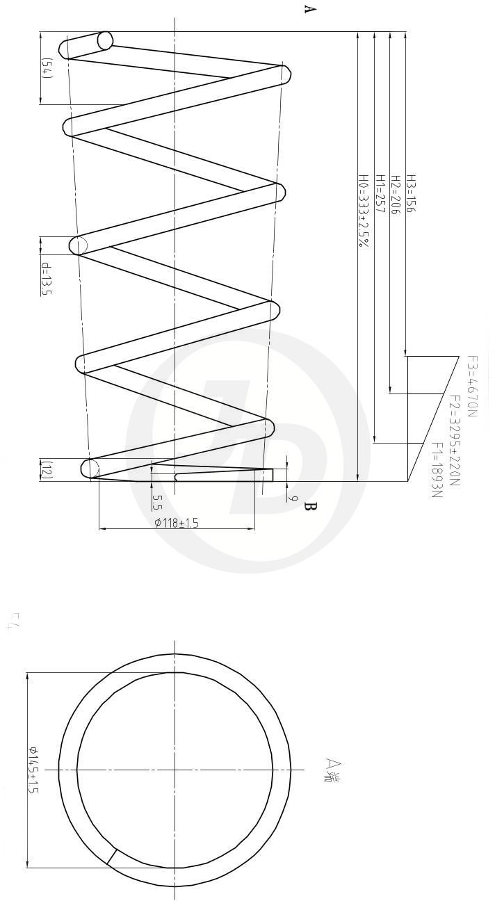 ПРУЖИНА ПОДВЕСКИ JD JJS2142
