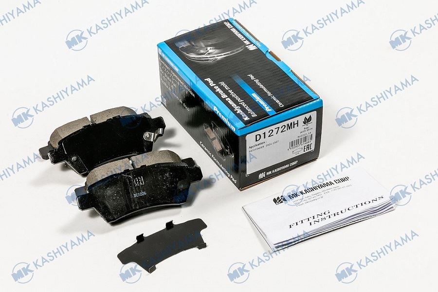 КОЛОДКИ ТОРМОЗНЫЕ ДИСКОВЫЕ KASHIYAMA D1272MH