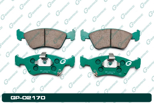 КОЛОДКИ ТОРМОЗНЫЕ ДИСКОВЫЕ G-BRAKE GP02170