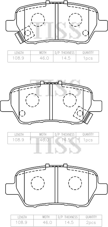 КОЛОДКИ ТОРМОЗНЫЕ ДИСКОВЫЕ PARAUT H282558Y