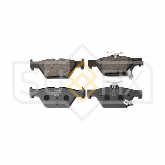 КОЛОДКИ ТОРМОЗНЫЕ ДИСКОВЫЕ SUFIX SX1416