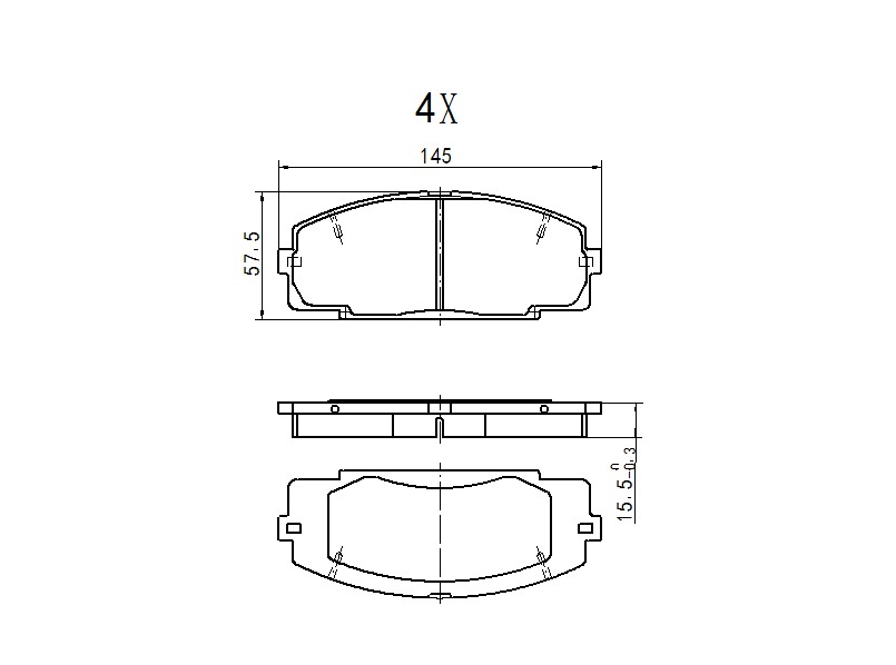 КОЛОДКИ ТОРМОЗНЫЕ ДИСКОВЫЕ JD JBP0025