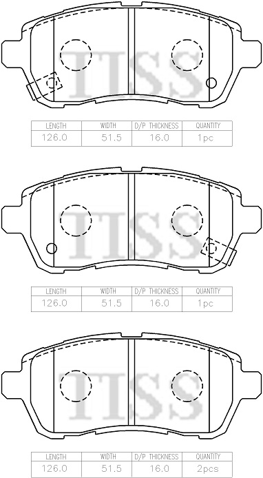 КОЛОДКИ ТОРМОЗНЫЕ ДИСКОВЫЕ PARAUT D281338Y
