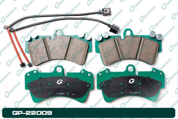 КОЛОДКИ ТОРМОЗНЫЕ ДИСКОВЫЕ G-BRAKE GP22009