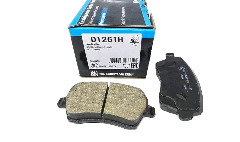 КОЛОДКИ ТОРМОЗНЫЕ ДИСКОВЫЕ KASHIYAMA D1261H