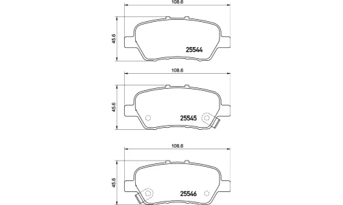 КОЛОДКИ ТОРМОЗНЫЕ ДИСКОВЫЕ NISSHINBO PF8506