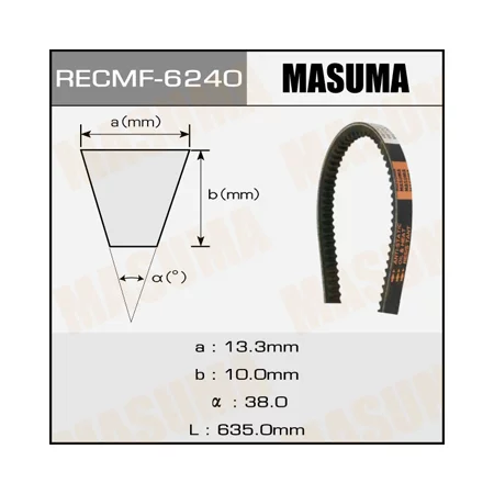 РЕМЕНЬ КЛИНОВИДНЫЙ MASUMA 6240