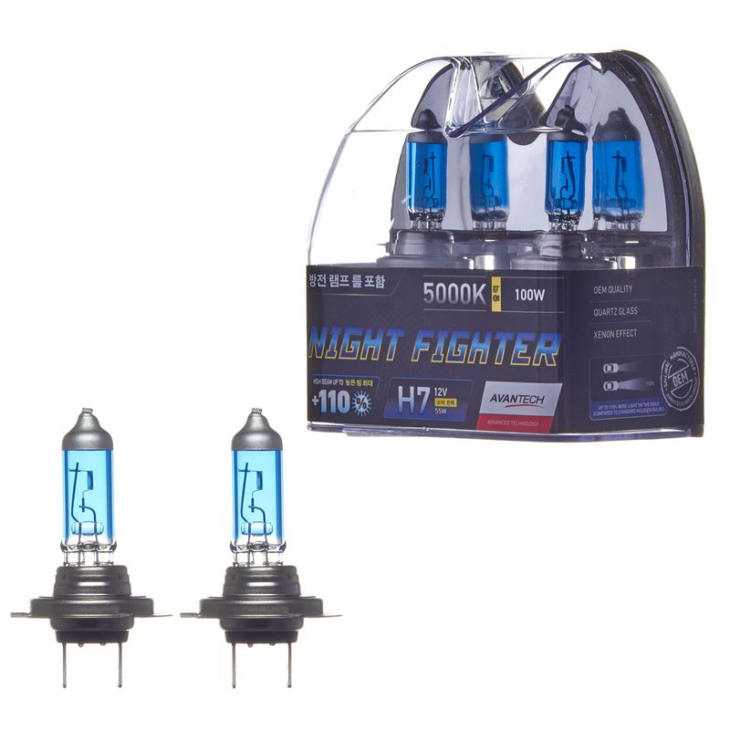 ЛАМПА ГАЛЛОГЕНОВАЯ AVANTECH AB5007 H7 12V 100