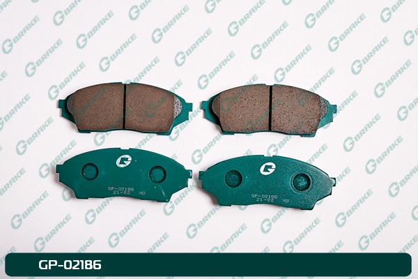 КОЛОДКИ ТОРМОЗНЫЕ ДИСКОВЫЕ G-BRAKE GP02186