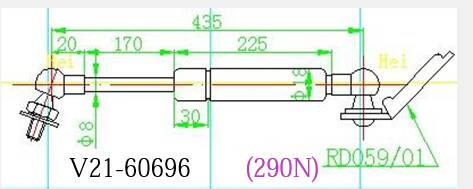 АМОРТИЗАТОР КАПОТА JETT V2160696