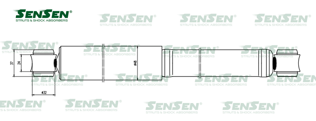 АМОРТИЗАТОР ПОДВЕСКИ SENSEN 12120019