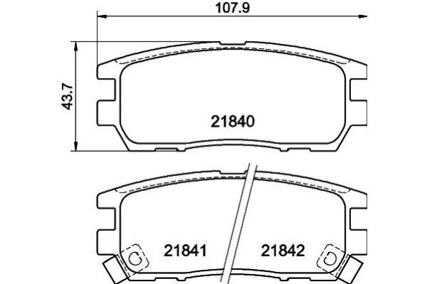КОЛОДКИ ТОРМОЗНЫЕ ДИСКОВЫЕ NISSHINBO NP3002