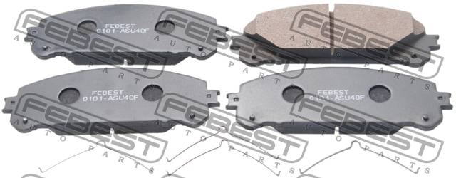 КОЛОДКИ ТОРМОЗНЫЕ ДИСКОВЫЕ FEBEST 0101ASU40F