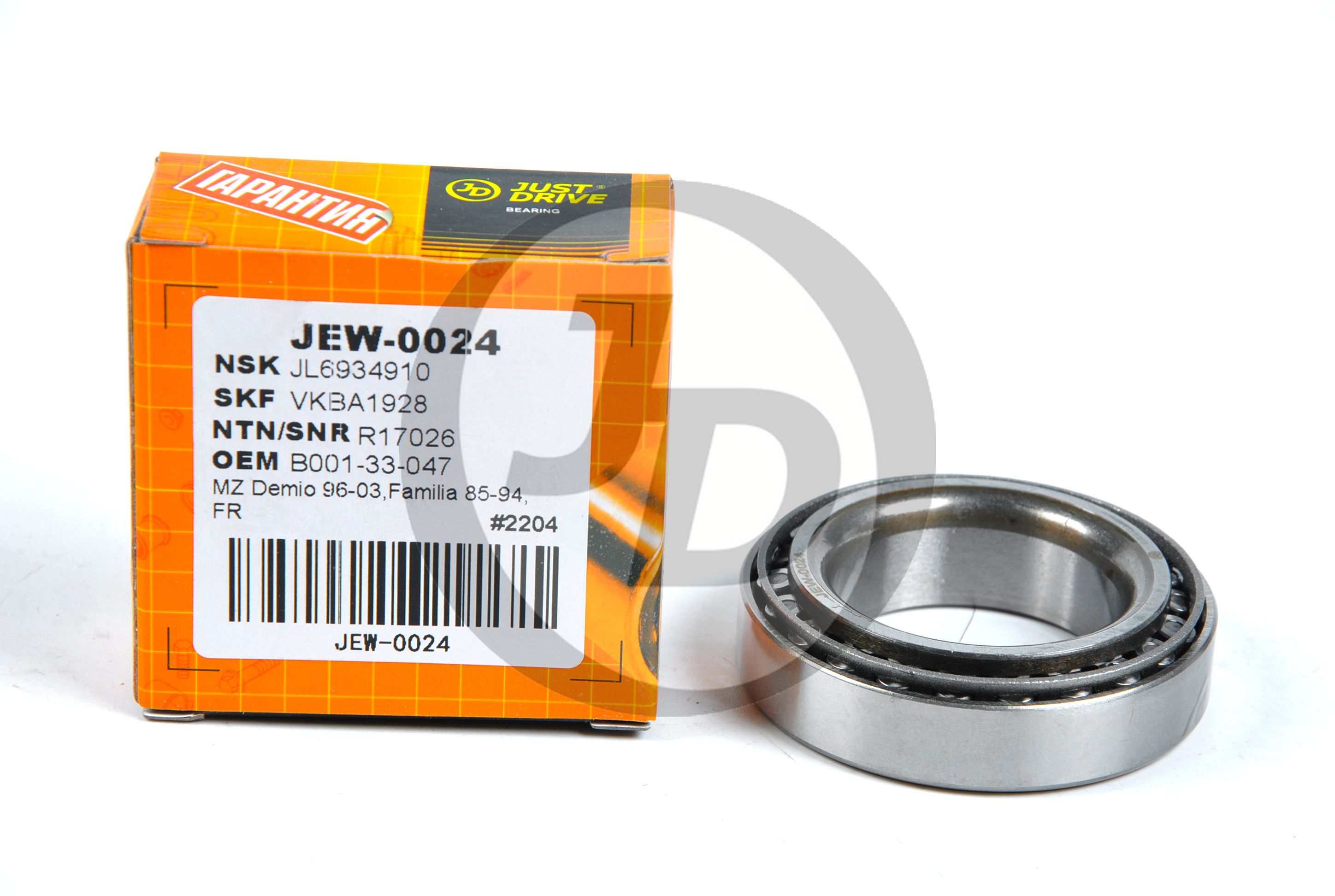ПОДШИПНИК СТУПИЦЫ JD JEW0024