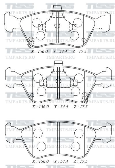 КОЛОДКИ ТОРМОЗНЫЕ ДИСКОВЫЕ PARAUT T281263Y