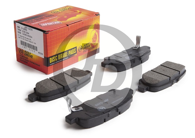 КОЛОДКИ ТОРМОЗНЫЕ ДИСКОВЫЕ JD JBP0205