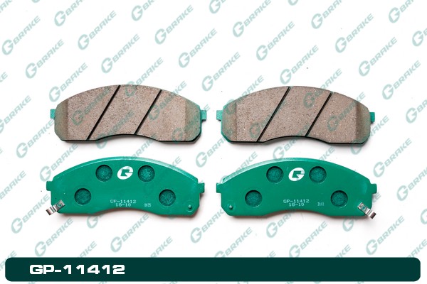 КОЛОДКИ ТОРМОЗНЫЕ ДИСКОВЫЕ G-BRAKE GP11412