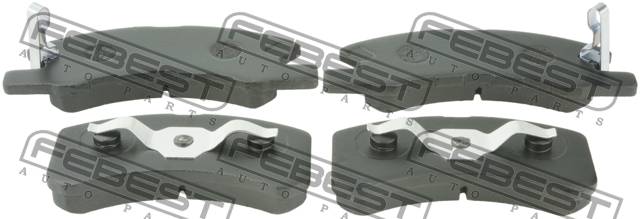 КОЛОДКИ ТОРМОЗНЫЕ ДИСКОВЫЕ FEBEST 0401A05AF