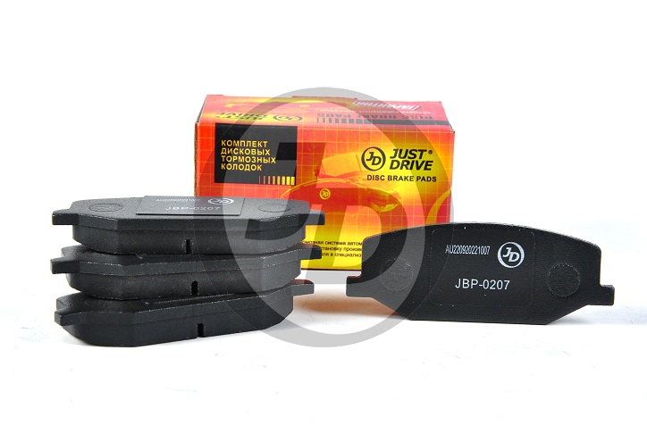 КОЛОДКИ ТОРМОЗНЫЕ ДИСКОВЫЕ JD JBP0207
