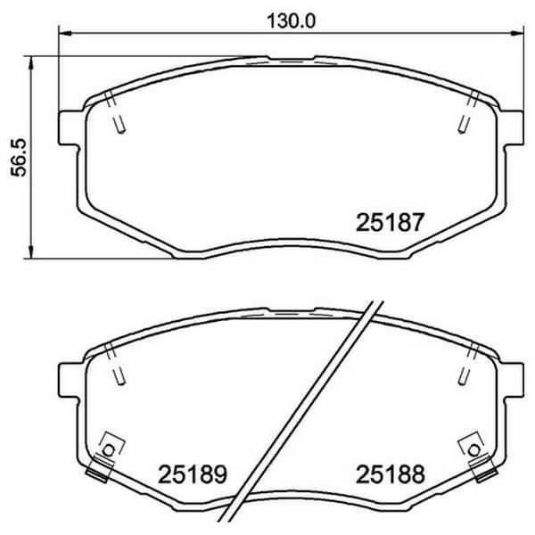 КОЛОДКИ ТОРМОЗНЫЕ ДИСКОВЫЕ PARAUT K281358Y