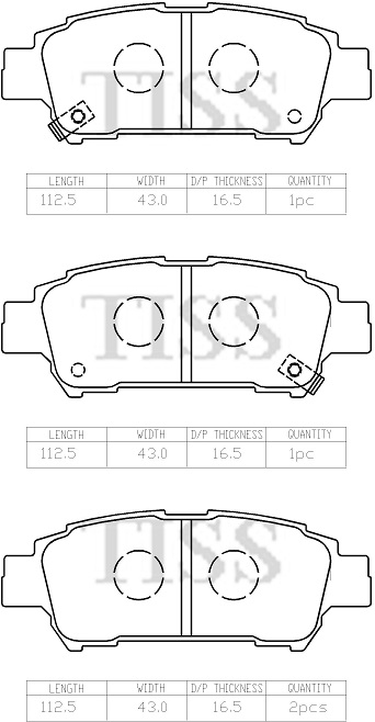 КОЛОДКИ ТОРМОЗНЫЕ ДИСКОВЫЕ PARAUT T282293Y