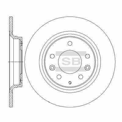 ДИСК ТОРМОЗНОЙ SANGSIN BRAKE SD4412