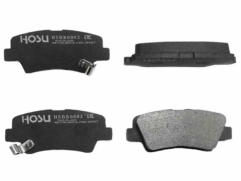 КОЛОДКИ ТОРМОЗНЫЕ ДИСКОВЫЕ HOSU HSBR0002
