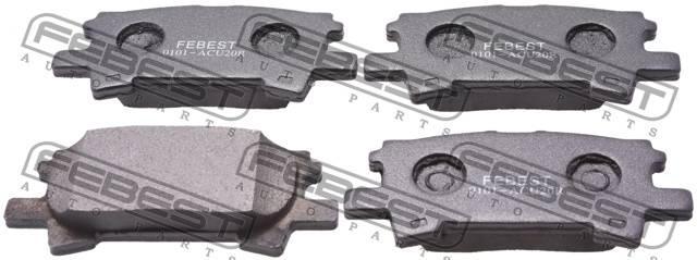 КОЛОДКИ ТОРМОЗНЫЕ ДИСКОВЫЕ FEBEST 0101ACU20R