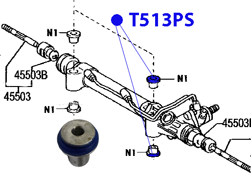 САЙЛЕНТБЛОК ФОРТУНА T513PS
