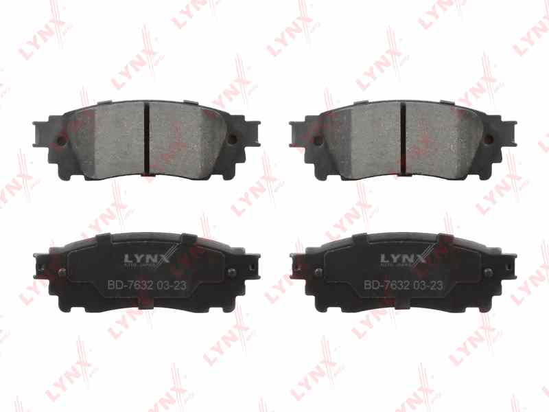 КОЛОДКИ ТОРМОЗНЫЕ ДИСКОВЫЕ LYNXauto BD7632