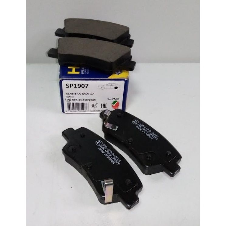 КОЛОДКИ ТОРМОЗНЫЕ ДИСКОВЫЕ SANGSIN BRAKE SP1907