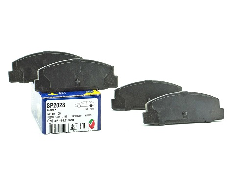 КОЛОДКИ ТОРМОЗНЫЕ ДИСКОВЫЕ SANGSIN BRAKE SP2028