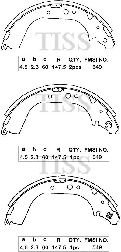 КОЛОДКИ ТОРМОЗНЫЕ БАРАБАННЫЕ PARAUT T283412