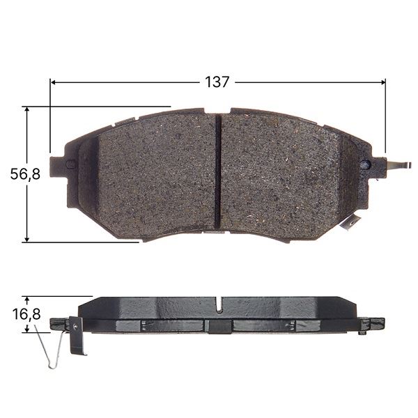КОЛОДКИ ТОРМОЗНЫЕ ДИСКОВЫЕ AVANTECH AV1066