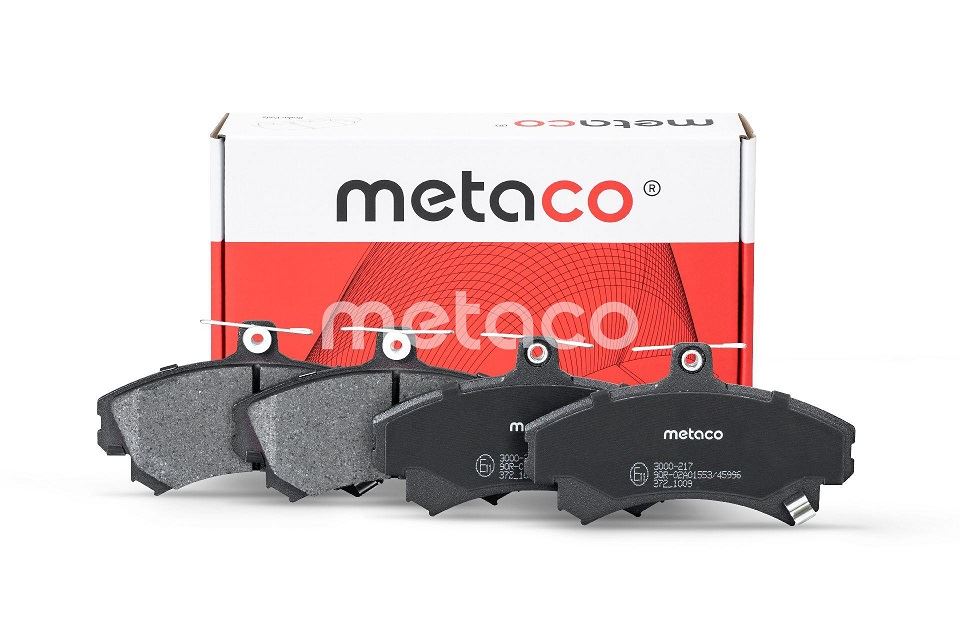 КОЛОДКИ ТОРМОЗНЫЕ ДИСКОВЫЕ METACO 3000217