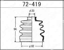 ПЫЛЬНИК ПРИВОДА MARUICHI 1-56 72419