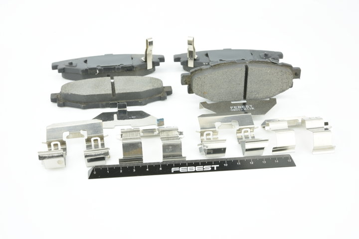 КОЛОДКИ ТОРМОЗНЫЕ ДИСКОВЫЕ FEBEST 0801B13R