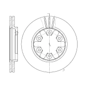 ДИСК ТОРМОЗНОЙ G-BRAKE GR20432