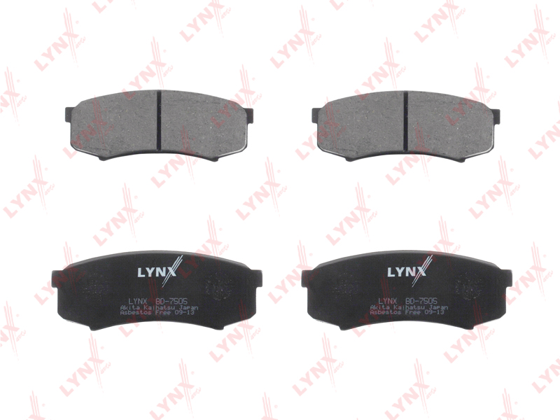КОЛОДКИ ТОРМОЗНЫЕ ДИСКОВЫЕ LYNXauto BD7505