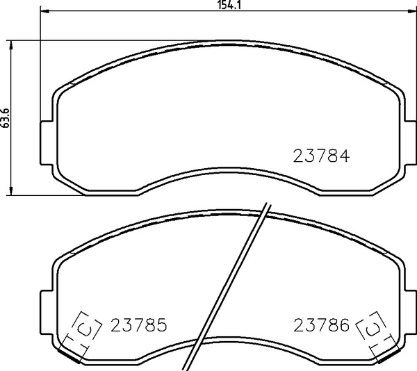 КОЛОДКИ ТОРМОЗНЫЕ ДИСКОВЫЕ NISSHINBO NP6004