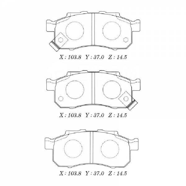 КОЛОДКИ ТОРМОЗНЫЕ ДИСКОВЫЕ PARAUT H281361Y