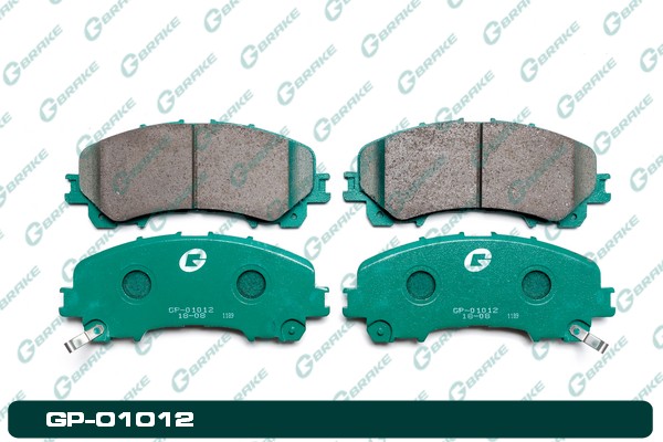 КОЛОДКИ ТОРМОЗНЫЕ ДИСКОВЫЕ G-BRAKE GP01012