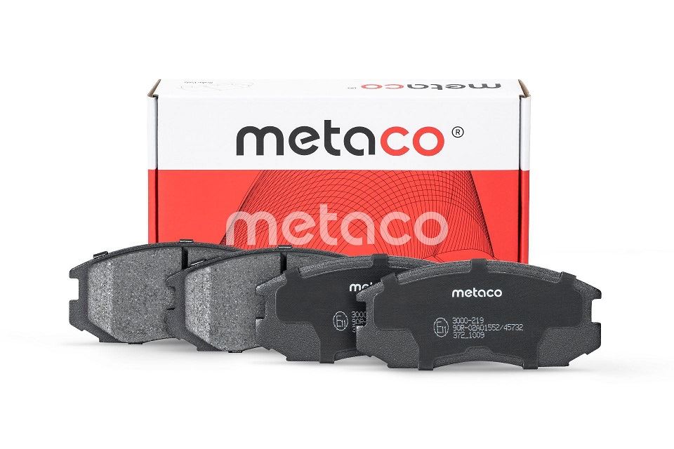 КОЛОДКИ ТОРМОЗНЫЕ ДИСКОВЫЕ METACO 3000219