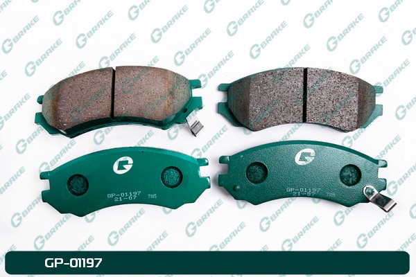 КОЛОДКИ ТОРМОЗНЫЕ ДИСКОВЫЕ G-BRAKE GP01197