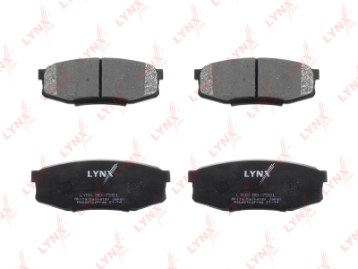 КОЛОДКИ ТОРМОЗНЫЕ ДИСКОВЫЕ LYNXauto BD7581